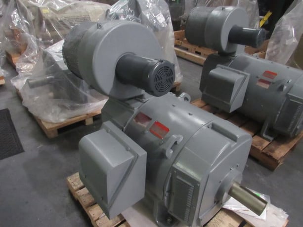 250 HP 1750/2000 RPM General Electric, Frame 504AT, DPFG-BV, BB, new, 500VA, 150/300VF (2 available) - Image 1