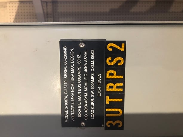 600 Amp. PowerCon, N3R, 5 kV Fusible, reconditioned - Image 1