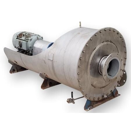 630 cfm @ 42 S.P., Spencer Turbine Co. #C-1510-H-MOD, gas booster stainless blower, 15 HP, #17316 - Image 1