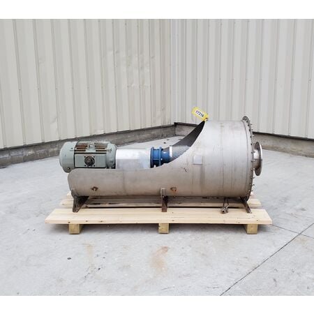 630 cfm @ 42 S.P., Spencer Turbine Co. #C-1510-H-MOD, gas booster stainless blower, 15 HP, #17316 - Image 2