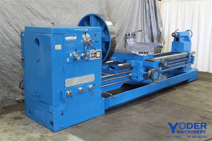 40" x 120" Edelstaal #SMA1000X5000, gap bed engine lathe, 26" SOCS, inch/metric, 1980, #59735 - Image 2