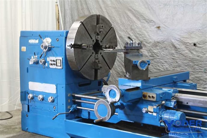 40" x 120" Edelstaal #SMA1000X5000, gap bed engine lathe, 26" SOCS, inch/metric, 1980, #59735 - Image 3