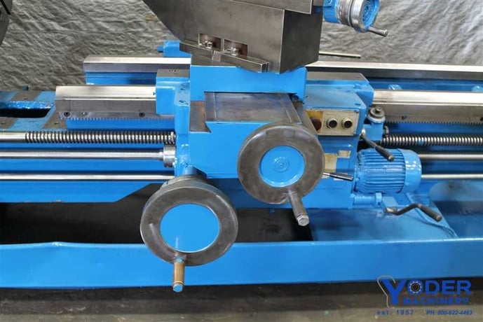 40" x 120" Edelstaal #SMA1000X5000, gap bed engine lathe, 26" SOCS, inch/metric, 1980, #59735 - Image 6