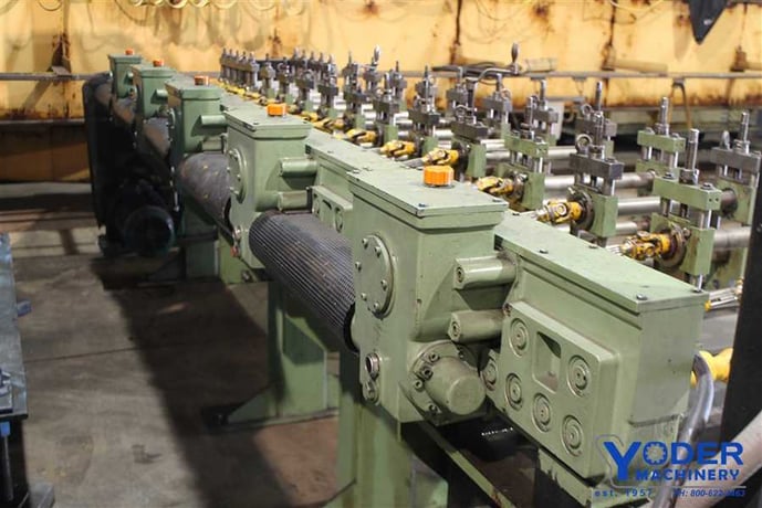 28/30 Stand, Dreistern #P915-P1815, rafted type U joint drive rollformer, 1986, #61598 - Image 2