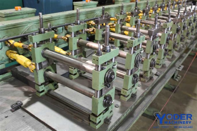 28/30 Stand, Dreistern #P915-P1815, rafted type U joint drive rollformer, 1986, #61598 - Image 4