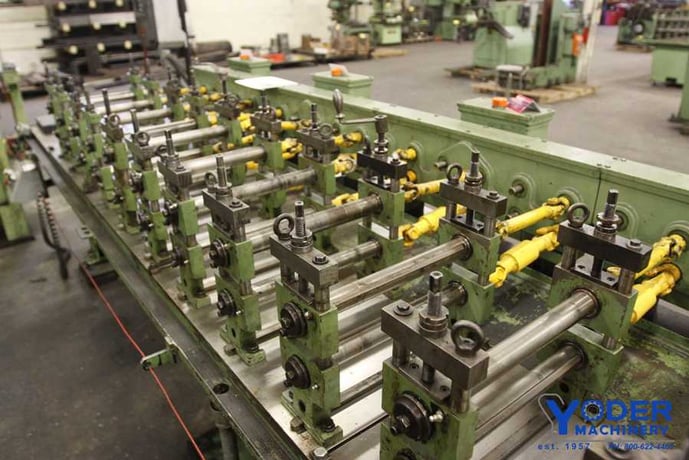 28/30 Stand, Dreistern #P915-P1815, rafted type U joint drive rollformer, 1986, #61598 - Image 5