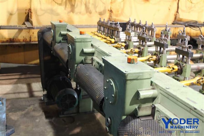 28/30 Stand, Dreistern #P915-P1815, rafted type U joint drive rollformer, 1986, #61598 - Image 10