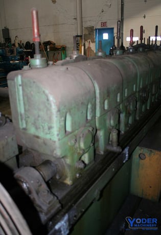 4 Stand, Yoder #M2, 4 stand on 14 head base rollformer, 14" roll space, 2" shaft, #62019 - Image 8