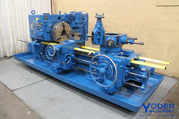 No. 3A Warner & Swasey, M3500, turret lathe, square head, 24-1/2" swing, 3-jaw 21" chuck, #63578 - Image 1