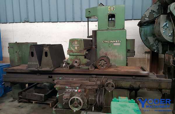 Cincinnati #750-25 Vercopower horiz.mill, 25" x128" table, #50NS, overarm support, #63659 - Image 1