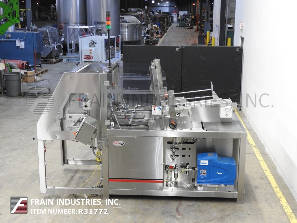Delkor #TFM-1201, automatic, single head, tray former, up to 55 cycles/minute, 2 suction cup reciprocating - Image 3
