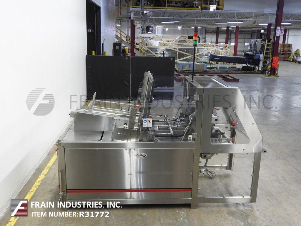 Delkor #TFM-1201, automatic, single head, tray former, up to 55 cycles/minute, 2 suction cup reciprocating - Image 4