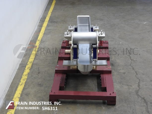 10" wide x 7' long, Key Technology #ISO-FLO Stainless Steel vibratory trough style conveyor, 6" dia. - Image 4