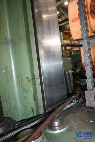 4.7" Wotan #B105/120M, table type horizontal boring mill, 47" x59" power rotary table, ISO 50, power draw - Image 5