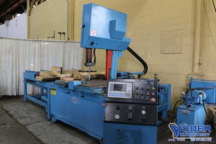 20" x 25" DoAll #TF2025NC, automatic vertical band saw, 10 HP, 50-400 FPM, 2003, #70848 - Image 3