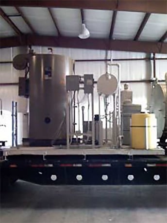 30 HP Smith Hughes #RT-30A, RENTAL, Nat.gas/Propane, 150 psi, 1035 PPH, skid mounted - Image 1