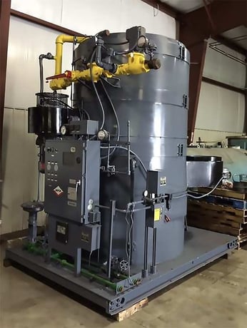 10350 PPH Smith Hughes #RT-300A & B, RENTAL, 900 psi, 300 HP, 212°F, Natural Gas/Propane, watertube steam - Image 1