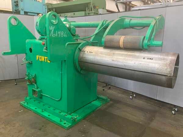 20000 lb. Forte uncoiler, 20" 24" ID, hydraulic expansion, air brake, sliding base, #61486 - Image 1