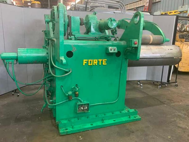 20000 lb. Forte uncoiler, 20" 24" ID, hydraulic expansion, air brake, sliding base, #61486 - Image 2