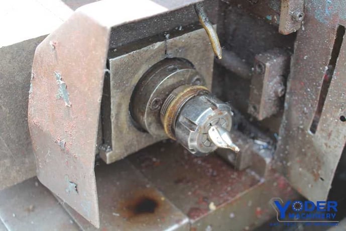 Giddings & Lewis #MC milling & facing centering machine, 140" between spindles, #64192 - Image 4