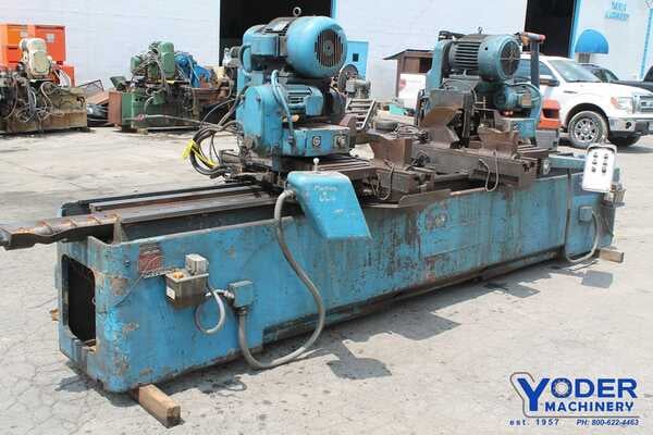 Giddings & Lewis #MC milling & facing centering machine, 140" between spindles, #64192 - Image 9