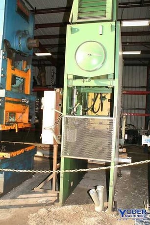 110 Ton, Cincinnati #110-OBS, hydraulic press, 10" stroke, 42" x27" bolster plate, 1981, #65957 - Image 10