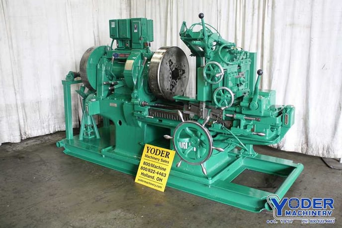4-3/4" Harley #HP751, receding die head pipe threader, 3-jaw chucks, coolant, 5 HP, 1978, #66316 - Image 2