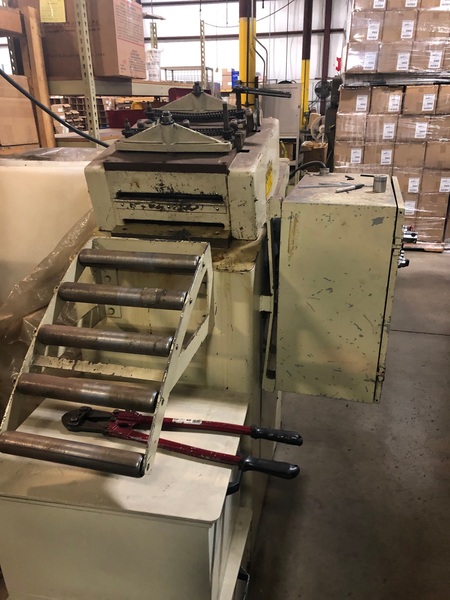 60 Ton, Johnson #60, 3" stroke, 10-75 SPM, Wintress, 12" servo feed line, 22" x32" bed - Image 8
