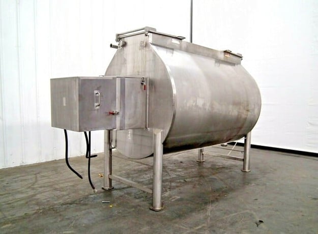 Reitz #RC-70, cream cheese creamer paddle blender, Stainless Steel, 1040 gallon, 58" ID, 91" inside length - Image 1
