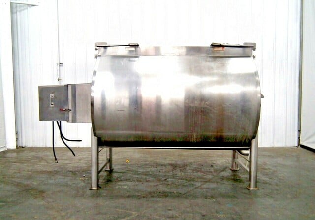 Reitz #RC-70, cream cheese creamer paddle blender, Stainless Steel, 1040 gallon, 58" ID, 91" inside length - Image 4