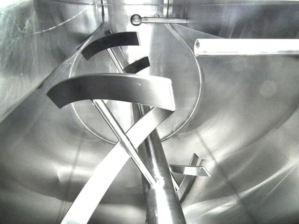 Reitz #RC-70, cream cheese creamer paddle blender, Stainless Steel, 1040 gallon, 58" ID, 91" inside length - Image 6