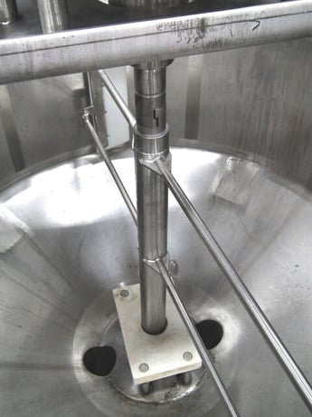 50 gallon 304 Stainless Steel chemical mixing tank, with mixer & control panel, 1/4 HP, 115 V., 1 phase - Image 8