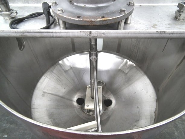 50 gallon 304 Stainless Steel chemical mixing tank, with mixer & control panel, 1/4 HP, 115 V., 1 phase - Image 9