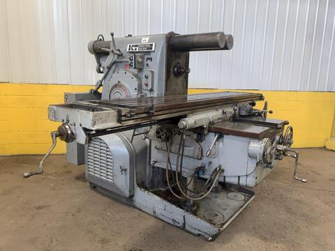 Kearney & Trecker #550TF-20, 50" long, 16" cross, 18" knee, 21" throat, #50NS, power draw bar, #12200 - Image 1