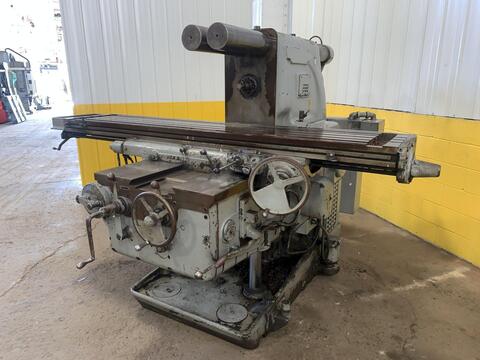 Kearney & Trecker #550TF-20, 50" long, 16" cross, 18" knee, 21" throat, #50NS, power draw bar, #12200 - Image 3