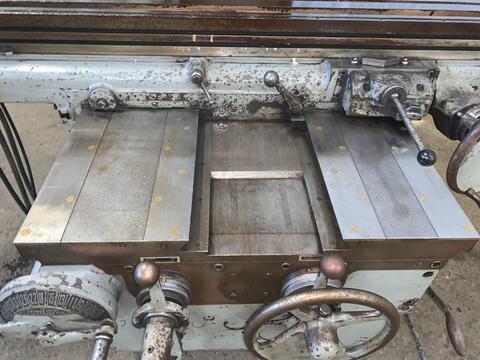 Kearney & Trecker #550TF-20, 50" long, 16" cross, 18" knee, 21" throat, #50NS, power draw bar, #12200 - Image 10