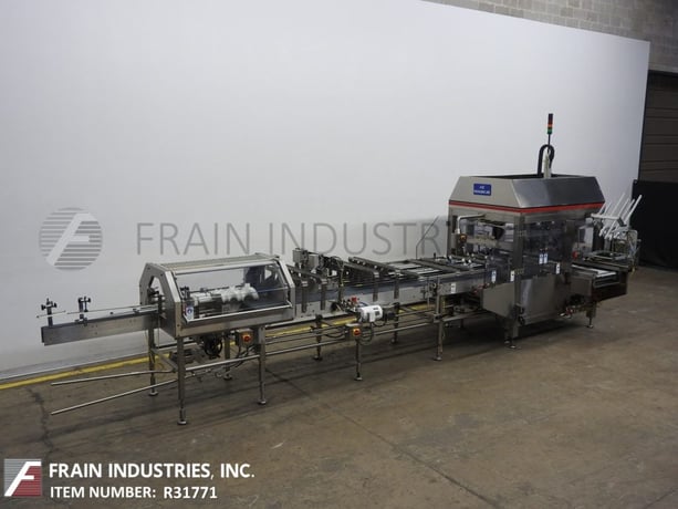 Delkor #TL500P Flexpack, inline, Stainless Steel, top load, product loader, flexible packer, 3 suction cup - Image 1