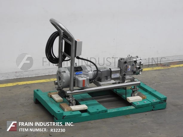 1-36 GPM @ 200 psi, Waukesha #30, positive displacement pump, 316 Stainless Steel, clockwise or counter - Image 5
