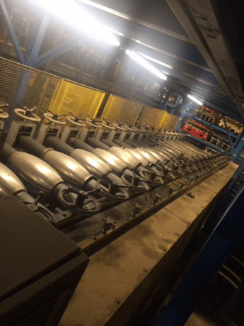 20 Stand, ASC #20HM-3-1/2, 3.5" shaft diameter, 42" roll space, L to R, 40 HP, entry guide - Image 2