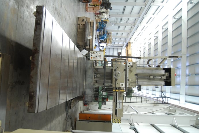5" Union #BFP130/6, floor type horizontal boring mill, rapid traverse, facing head, pendant Control, digital - Image 3
