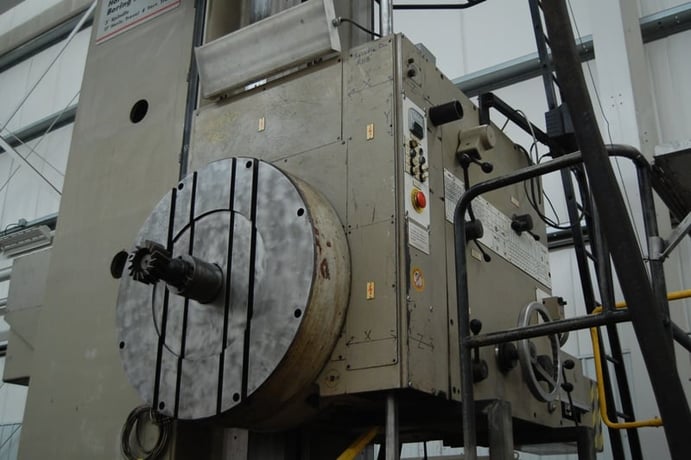 5" Union #BFP130/6, floor type horizontal boring mill, rapid traverse, facing head, pendant Control, digital - Image 5