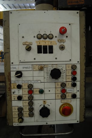 5" Union #BFP130/6, floor type horizontal boring mill, rapid traverse, facing head, pendant Control, digital - Image 7