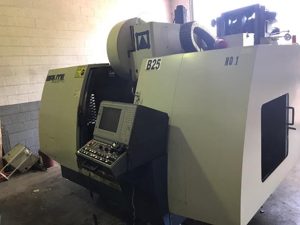 Brute #4828, vertical machining center, 47" X, 27.5" Y, 27.5" Z, 8000 RPM, 24 dual arm automatic tool - Image 1