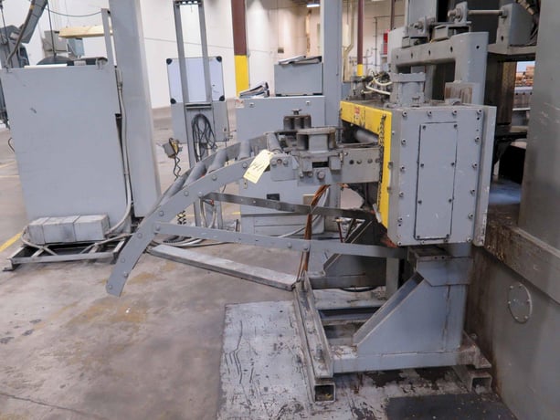 10000 lb. Rowe #PM-FAC123-230, servo feed line, 30" W x .135", uncoiler, straightener, 1995, #14039J - Image 1