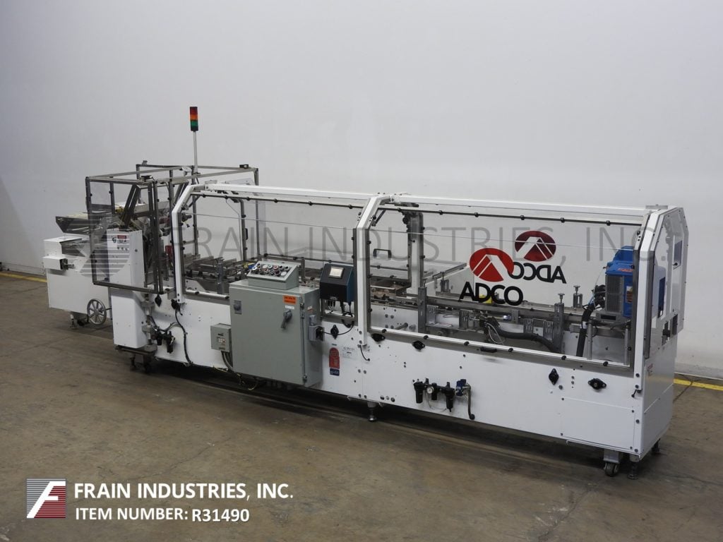 Adco #15DBC105EC, automatic, continuous motion, horizontal, hot melt glue cartoner rated from 25 to 125 - Image 1
