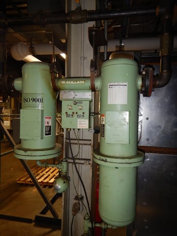 Sullair #LS-150WCWC, air compressor rotary screw/sliding vane, 100/110 psig - Image 3
