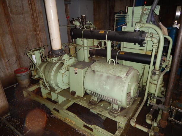 Sullair #LS-150WCWC, air compressor rotary screw/sliding vane, 100/110 psig - Image 6