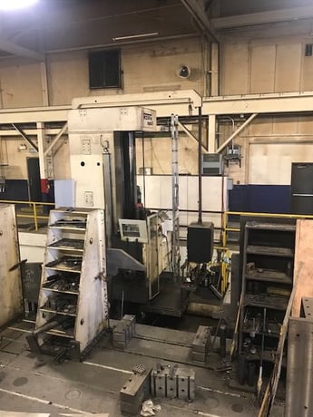 6" Wotan #Rapid-3, CNC horizontal boring mill, 2-1500 RPM, #50 Taper, Fanuc 15M, floor plates, hardened & - Image 2