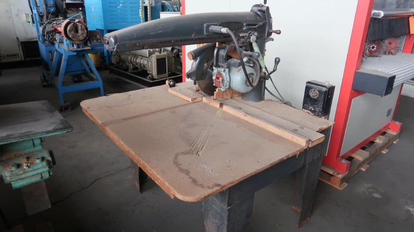 Dewalt #GE, radial arm saw with stand - Image 1