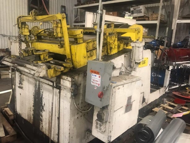 30000 lb. Rowe #04-30/8J, Coil Cradle Straightener, 30" width,.02"-.175" cap., 72" outside dimension - Image 2
